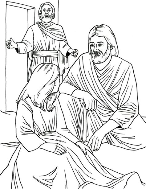 Jesus Raises Jairus Daughter Coloring Pages Porn Sex Picture