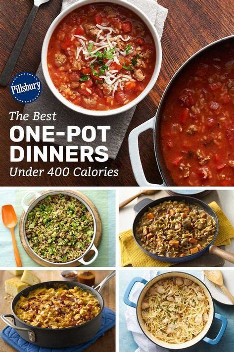 The Best One Pot Dinners Under 400 Calories One Pot Dinners Healthy