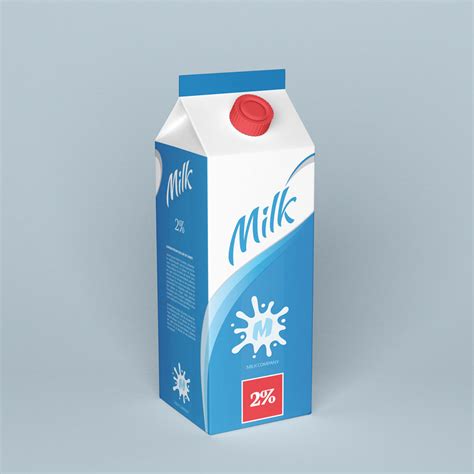 Free Milk Box Mockup Psd Free Psd Templates