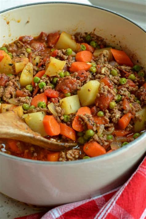 Hamburger Stew One Easy Quick And Economical Meal