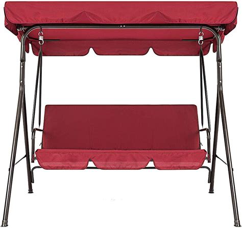 Cover Seat Swing Patio Canopy Sunproof Waterproof Canopy2pcsset Swing