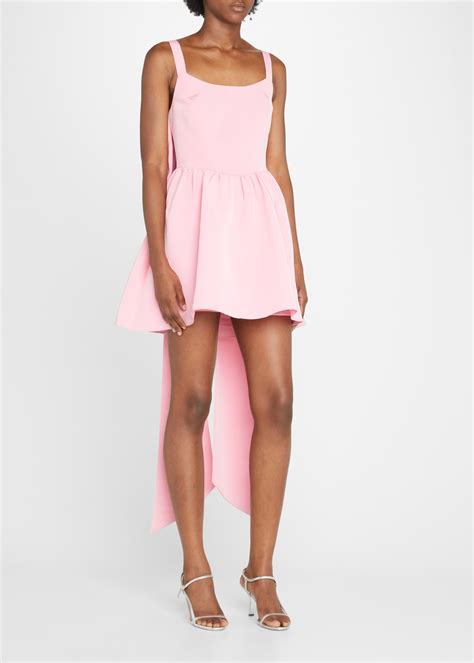 Loveshackfancy Spin Bow Mini Dress In Pink Glamour Modesens