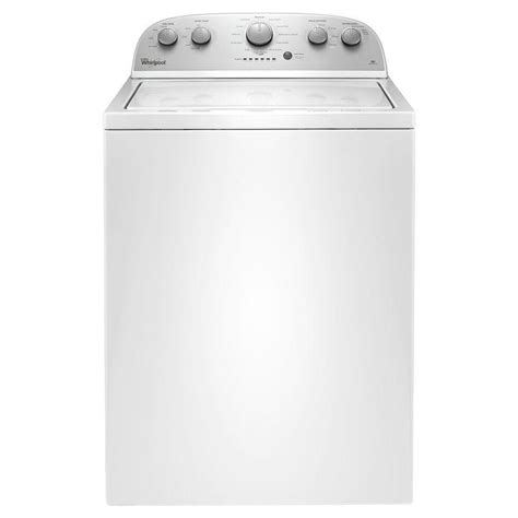 A washing machine with an impeller uses less motion and water than a washer with an agitator. Whirlpool 3.5 cu. ft. High-Efficiency White Top Load ...