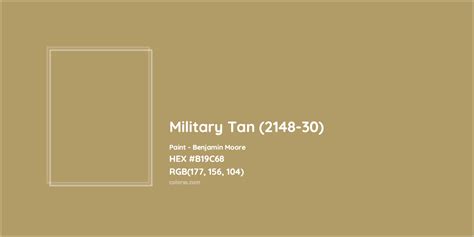 Benjamin Moore Military Tan 2148 30 Paint Color Codes Similar Paints