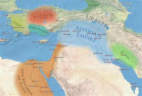 Near East 1100 Bce Mesopotamia Is Dominated By The Middle Assyrian