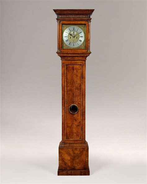 Trade Association Antique Wall Clock Walnut Veneer Queen Anne Big Ben Dial Unusual