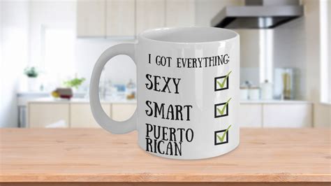 Puerto Rican Coffee Mug Rico Pride Sexy Smart Funny T For Humor Novelty Ceramic Tea Cup