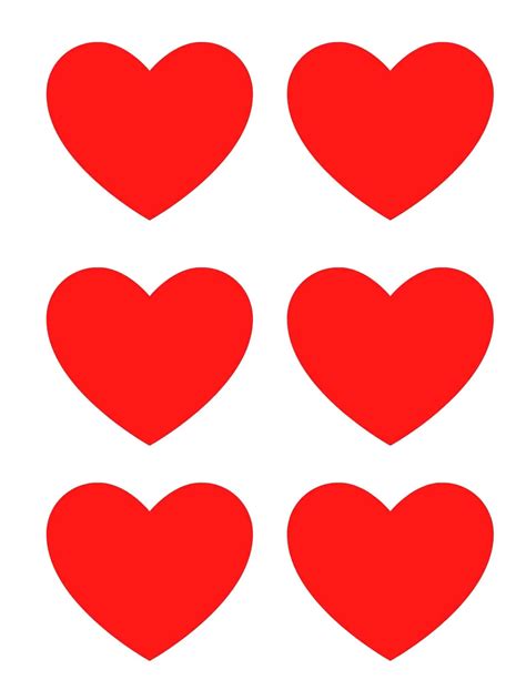 Heart Template 3 Inch Tims Printables Heart Template For Kids Clipart