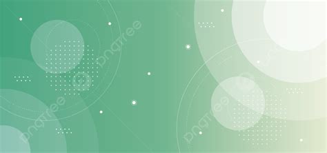 Green Gradient White Simple Circle Pattern Abstract Background Green