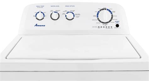 NTW4519JW Amana 4 4 Cu Ft Top Load Washer With Dual Action Agitator