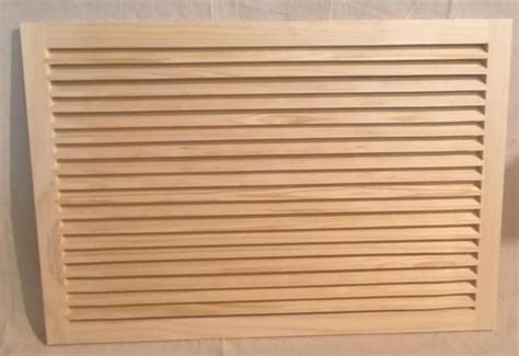 36x20 Wood Return Air Grille Panel Only