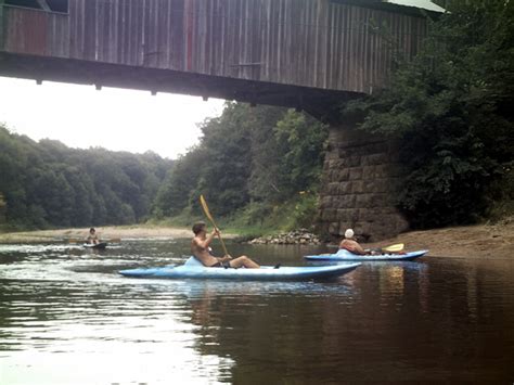 Kayaking Sugar Creek In Indiana