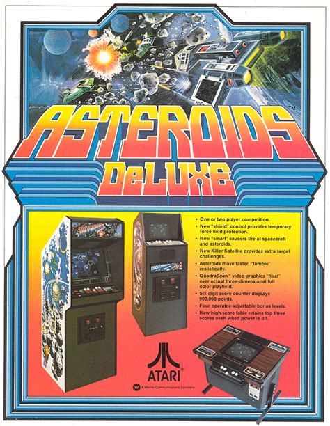 Asteroids Deluxe Arcade Game Vintage Arcade Superstore