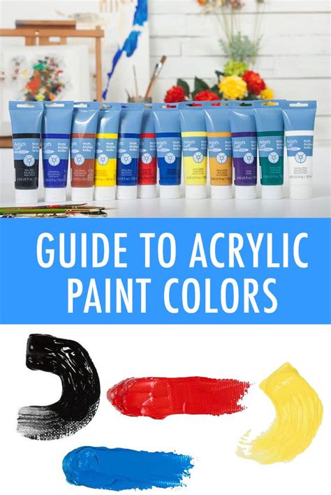 This Easy To Follow Guide To Acrylic Paint Colors Details All The