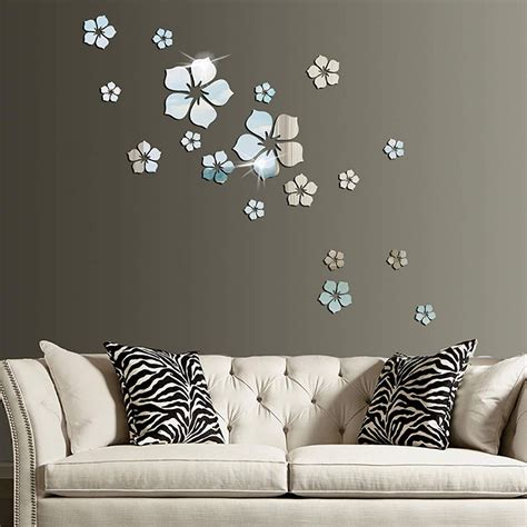 18pcs Acrylic Mirror Wall Sticker Decal For Home Living