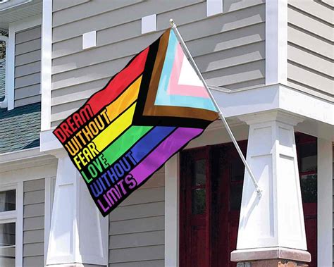 Lgbtq Pride T Rainbow Garden Flag Inclusion Kindness Etsy