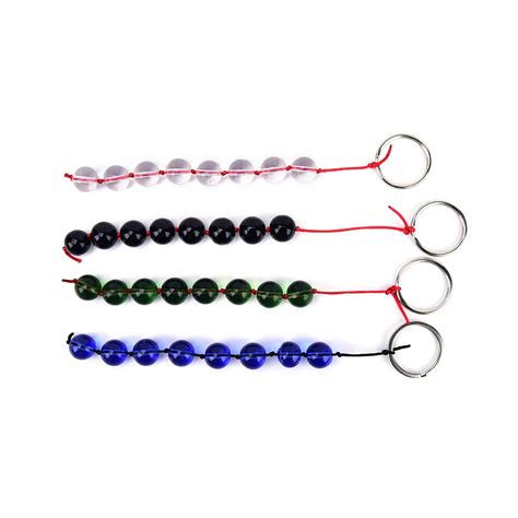 Buy 1 Pcs 4 Colors Glass Anal Beads Great Balls
