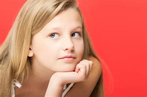 Happy Ten Year Old Girl Stock Photo By ©iconogenic 86339032