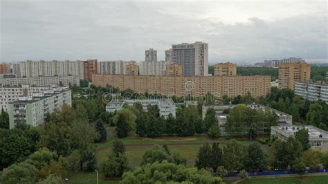 Residential Urban Area Of Moscow City Stock Video Video Of