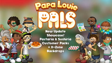 New Papa Louie Pals Update And Customer Packs Showcase Papas Sushiria