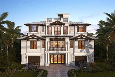 3 Story 5 Bedroom Southern Coastal Home With Elevator And Split