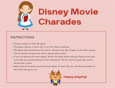 Disney Movie Charades Best Movies Right Now