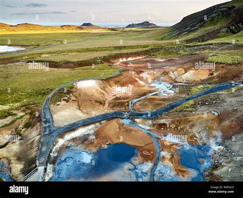 Seltun Geothermal Area Krysuvik Iceland Geothermal Area Bubbling