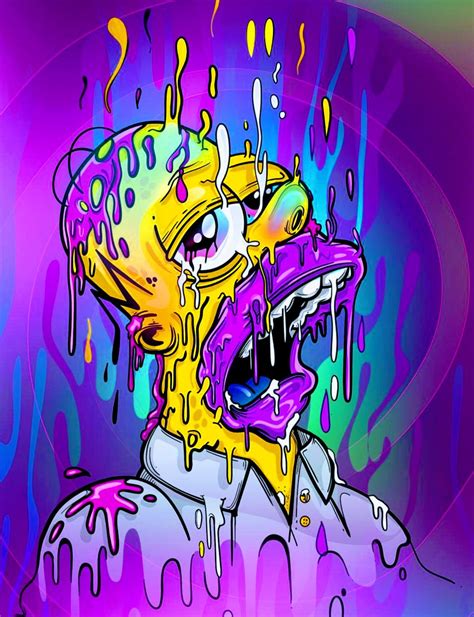 Bart Simpson Trippy Wallpapers