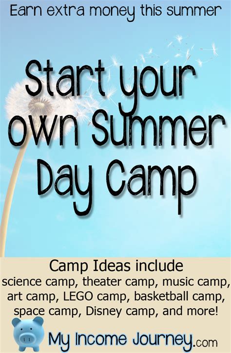Start Your Own Summer Day Camp My Income Journey