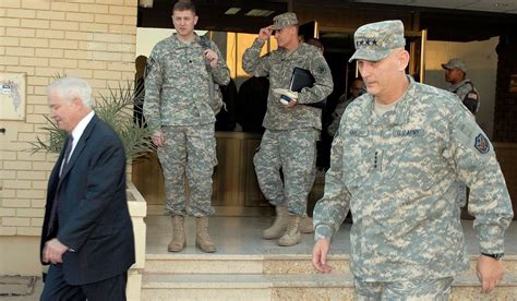 Defense Secretary Robert Gates And Gen Ray Odierno Nara And Dvids