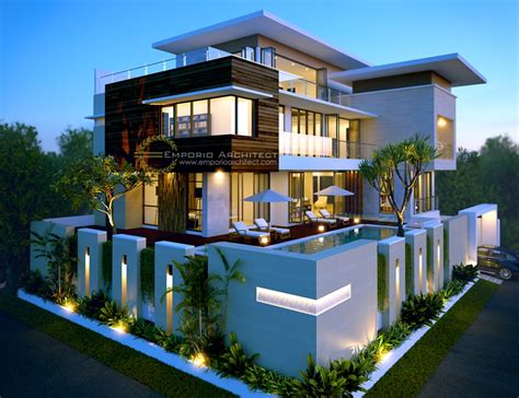 Desain Rumah Mewah Terbaik Di Jakarta Karya Emporio Architect