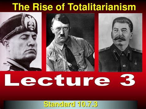 Ppt The Rise Of Totalitarianism Powerpoint Presentation Free