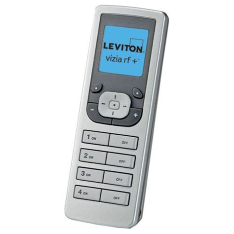 Z Leviton Vrcpg Bsg Vizia Rf Basic Handheld Remote Controller