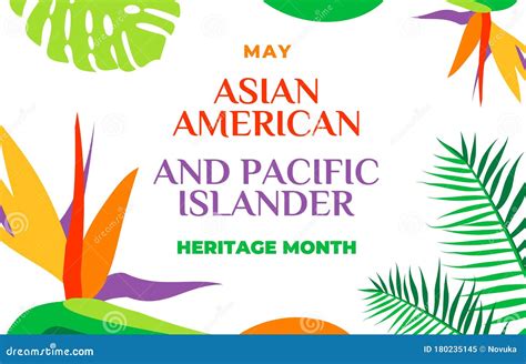 Asian American And Pacific Islander Heritage Month Background Or Banner