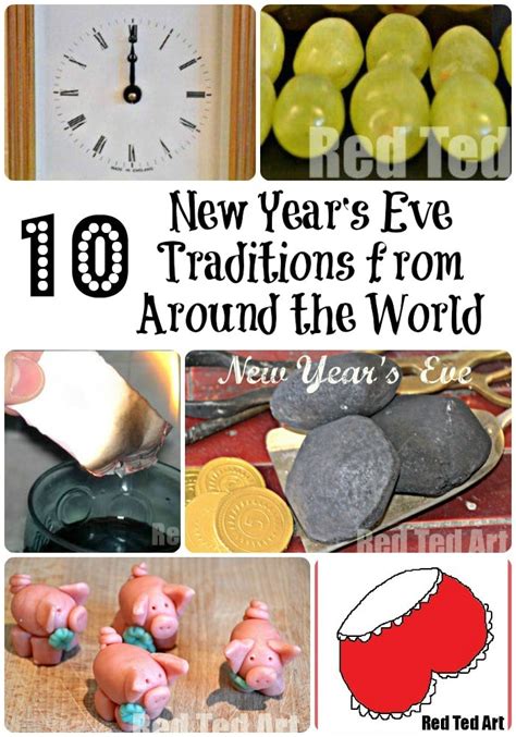 15 New Years Eve Traditions From Around The World Red Ted Art