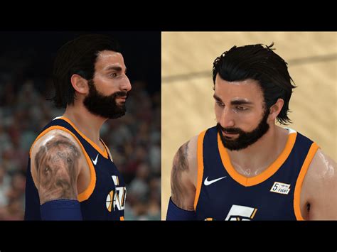 Ricky Rubio Face And Tattoo Update New Look Nba 2k18 At Moddingway