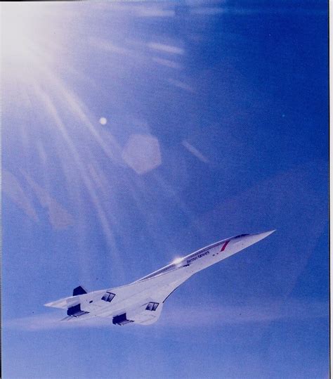 British Airways Aérospatiale Bac Concorde 102 In Flight