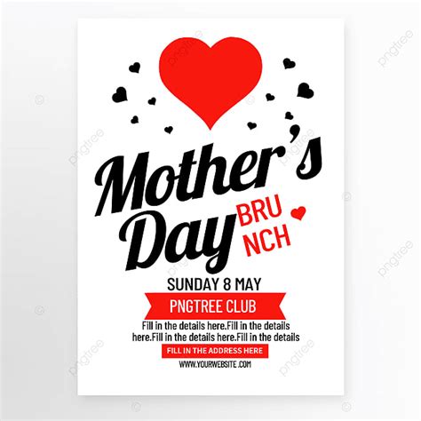 Mothers Day Brunch Template Download On Pngtree