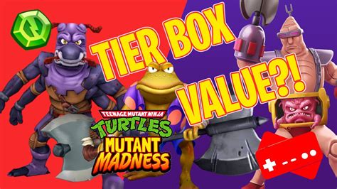 Tier Box Breakdown Tmnt Mutant Madness Interactive Spreadsheet Tool Now