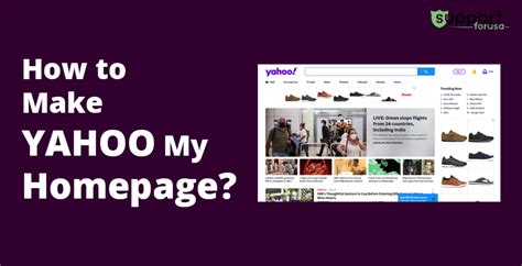 How To Make Yahoo My Homepage 2022