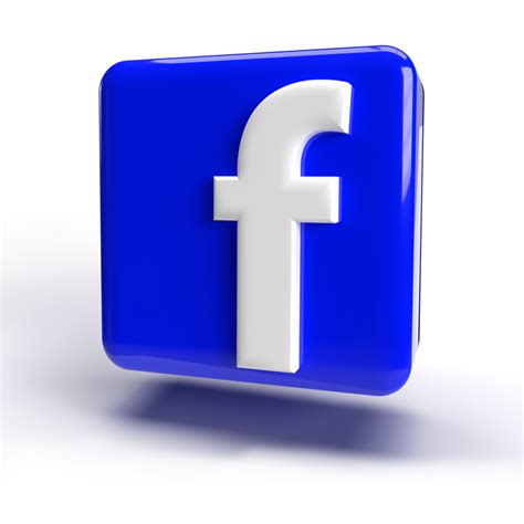 3d Facebook Logo Icoon Blauwe Kleur Png 9995711 Png