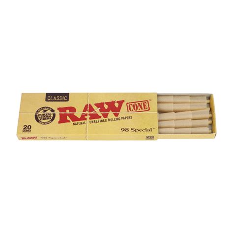 Raw Classic 98 Special Cones 20 Pack Esd Official