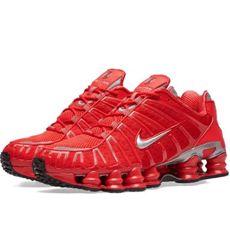 Tênis Masculino Nike Shox 12 Molas Tl Vermelho Original Promoção 2021