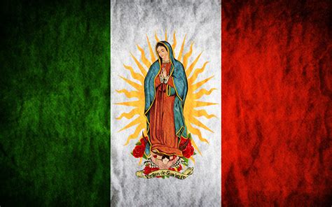 Mexico Flag Virgin Mary Wallpaper Resolution 2516x1573 ID 398493