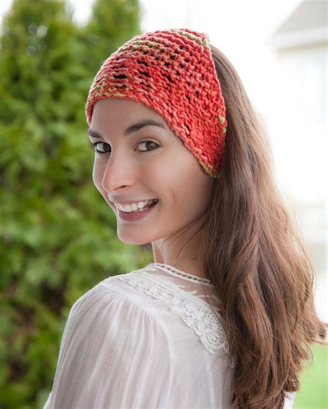 Loom Knit Head Wrap Bandanna Cotton Head Wrap Perfect For Summer Free