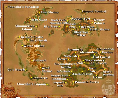 ~gameshark content, if you despise 'em, don't read further. Final Fantasy 9 / IX / FF9 - World Map