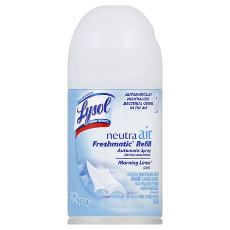 Lysol Neutra Air Freshmatic Refill Automatic Spray Morning Linen 6