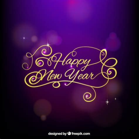 Free Vector Happy New Year Card
