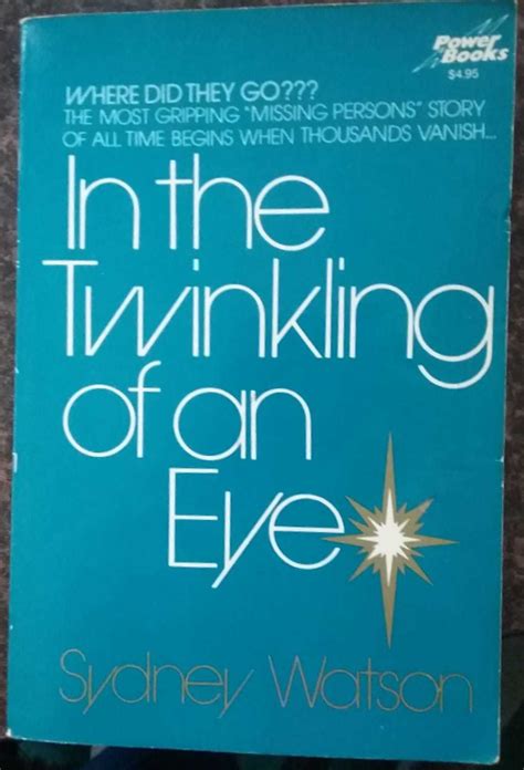 In The Twinkling Of An Eye Sydney Watson Paperback Very Good Books