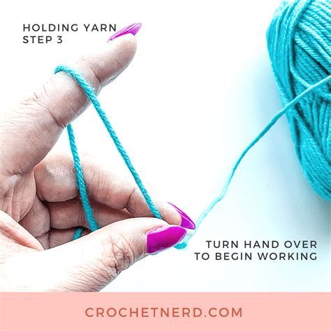 Find Out How To Hold Your Yarn To Crochet